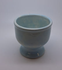 Ceramic light blue egg cup