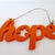 Wood Hope Hanging Colour Orange