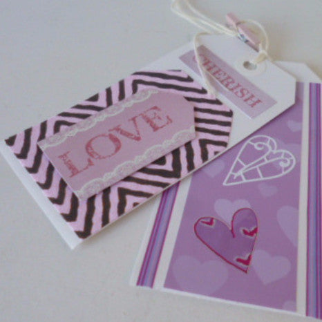 Pack of Two Valentine Gift Tags