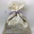 Bag Fabric Lavender Gold Sachet Tie Lilac