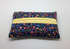 Fabric Handy Pocket Tissue Cover & Tissues -Various Colours