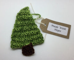 Knitted Christmas Decoration - Tree