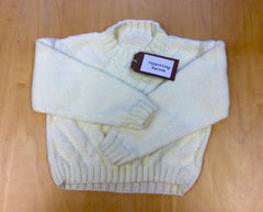 Knitted Light Yellow Child's Jumper- 3 - 4 Years