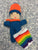 Knitted Rainbow Dolls