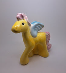 Ceramic yellow pegasus