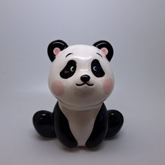 Ceramic panda ornament
