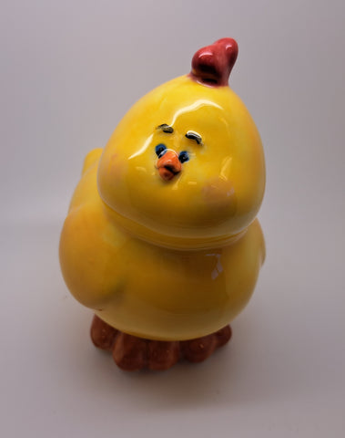 Ceramic yellow chick ornament