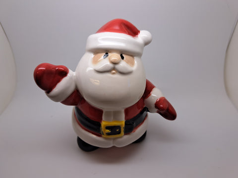 Small ceramic Father Christmas ornament