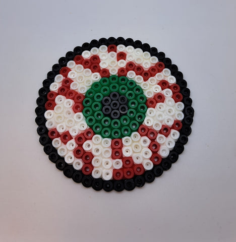 Hama eyeball coaster