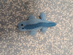 Knitted dinosaur