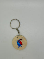 Small Wooden Keyrings - Birds