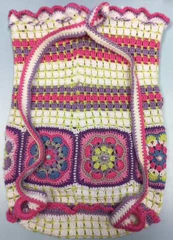 Knitted Back Pack Bag