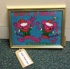 HAVE A MICE CHRISTMAS - Framed Digital Print