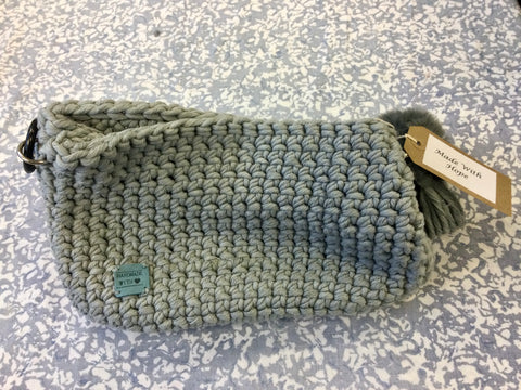 Grey Knitted Bag