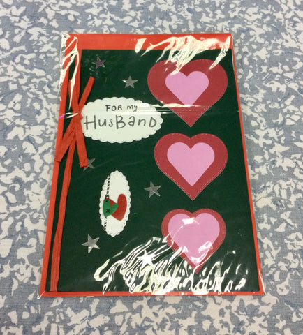 'For My Husband' Valentines Day Card