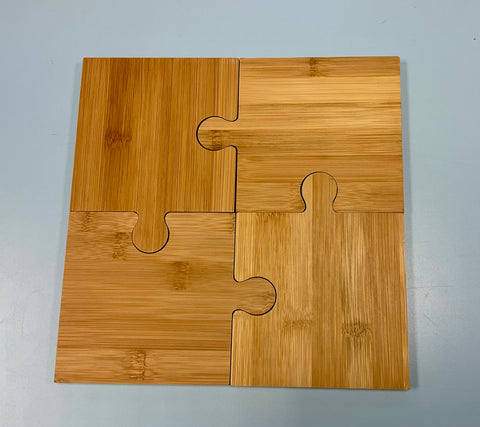 Wooden Jigsaw Puzzle Chopping Board