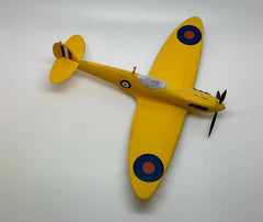 Aeroplane Model - Supermarine Spitfire Yellow Model