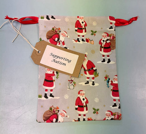 Fabric Christmas Gift Bag