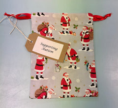 Fabric Christmas Gift Bag