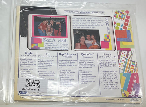 Scrapbook Supplies - Snap Pack