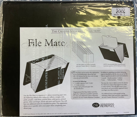 Scrapbook Supplies - File Mates & Folders