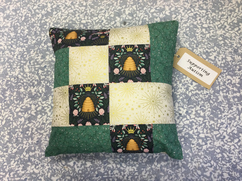 Beehive And Stars Cushion