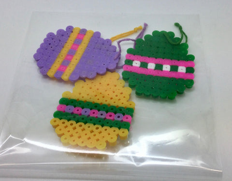 Hama Beads Pack Of 3 Easter Eggs