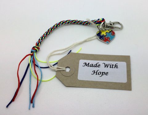 Braided Bag Charm/Keyring