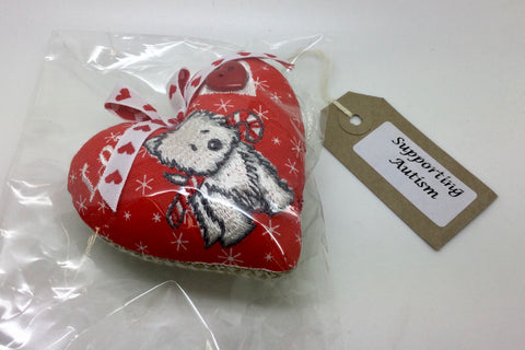 Fabric Heart Decoration