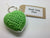 Crocheted Heart Keyring