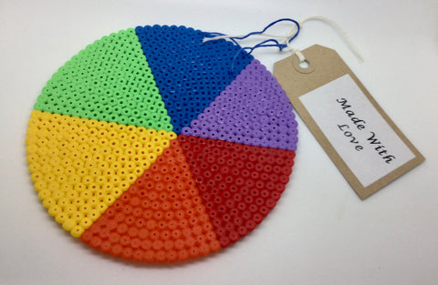Hama Beads Colour Wheel Decoration