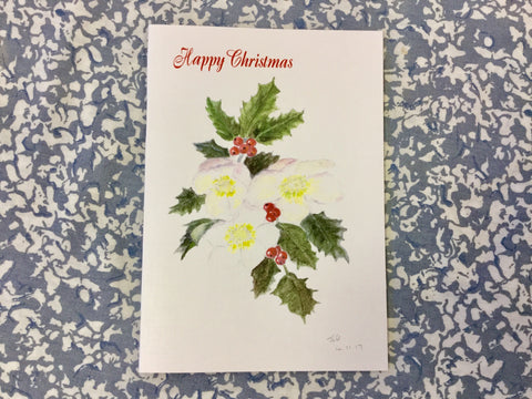Hellebore Holly Christmas Cards