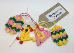 Hama Beads Set Of 4 Easter Decorations