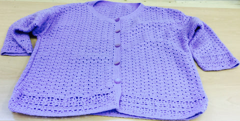 Ladies Lilac Cardigan