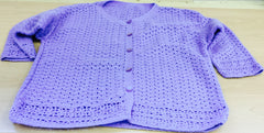 Ladies Lilac Cardigan
