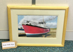 Ready For Next Season (Boat) - Pastel Picture