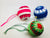 Crocheted Christmas Baubles - Packs of 3