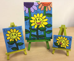 Maximus The Sunflower - Acrylic Paintings With Easels