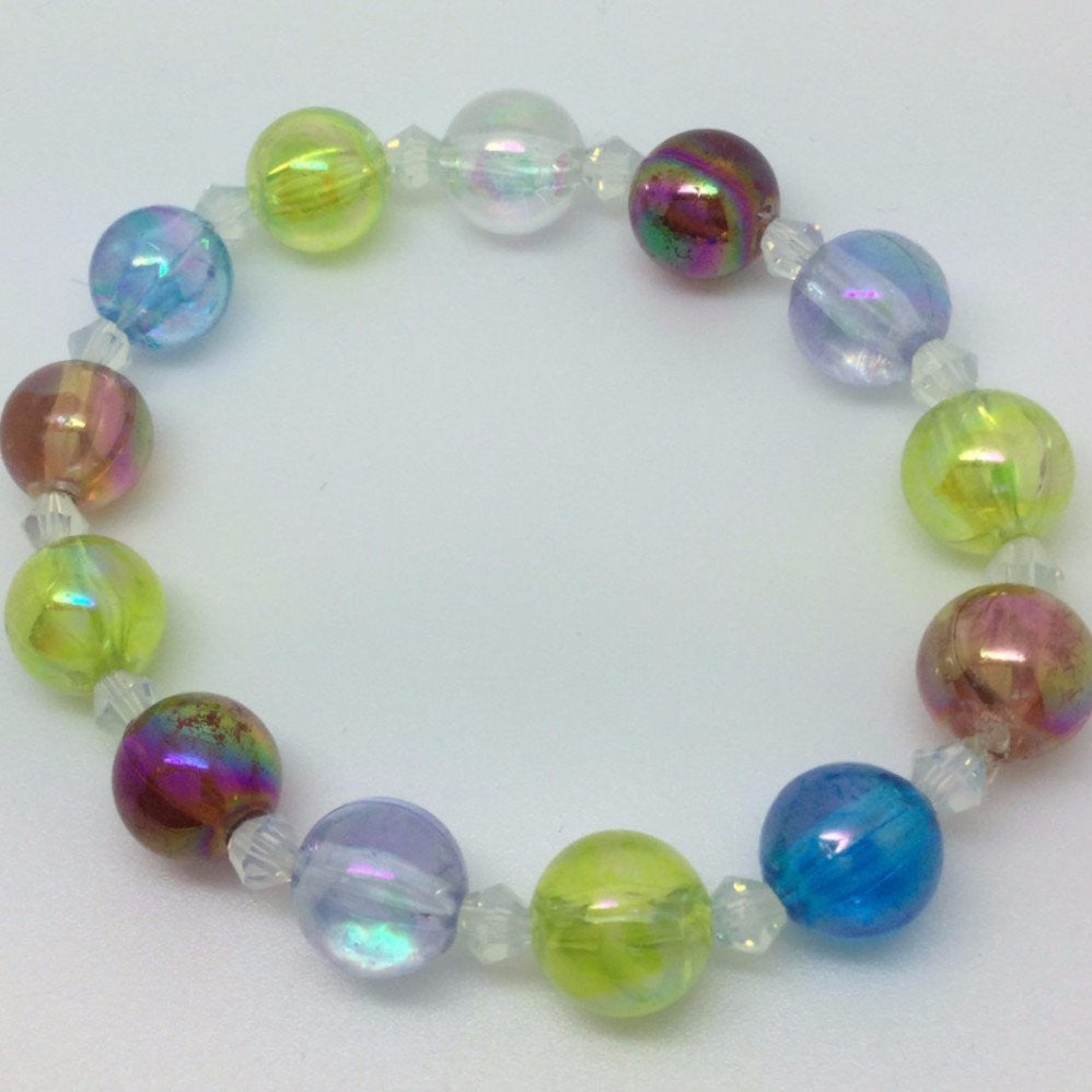 Rainbow discount crystal bracelet