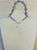 Clear Blue Crystal Circles Necklace