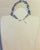 Clear Blue Crystal Ovals Necklace