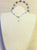 Pink Yellow Glass White Jade Necklace