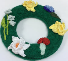 Daffodils And Roses Wreath
