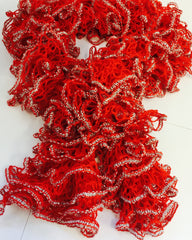 Red And Silver Scarf