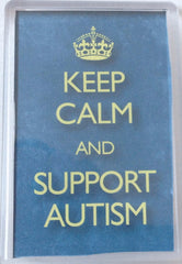 Magnet Keep Calm Support Autism