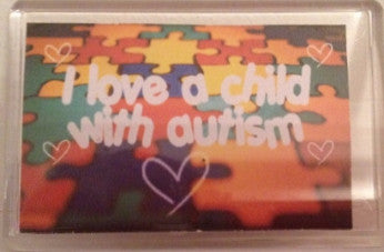 'I Love a Child with Autism' Magnet