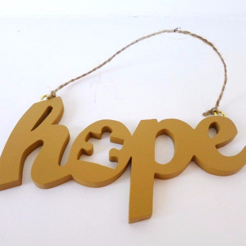 Wooden 'Hope'