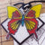 Necklace Shrink Art Butterfly