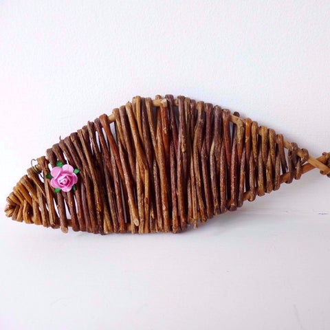 Scottish Wicker Fish Ornament