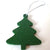 Wood Tree Hanging Colour Silver Green
